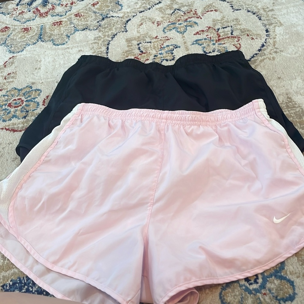 2 pair of Nike Dry Fit Junior Shorts size Lg